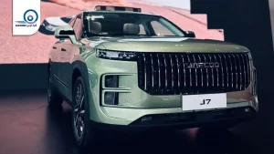 مدل جیکو J7 در نمایشگاه خودرو قطر