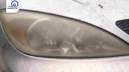 کدر شدن طلق چراغ